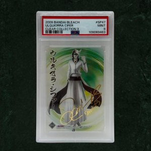 2009 Bandai Bleach Ulquiorra Cifer Clear Collection 3 Card PSA 9 Mint