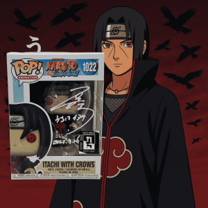 Itachi Uchiha Nippon Ippon Exclusive Funko Pop – Signed by Japanese Voice Actor Hideo Ishikawa – JSA Certified