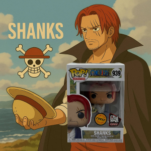 “Funko Pop! Animation: One Piece – Shanks #939 (Little Things Chase Exclusive)”
