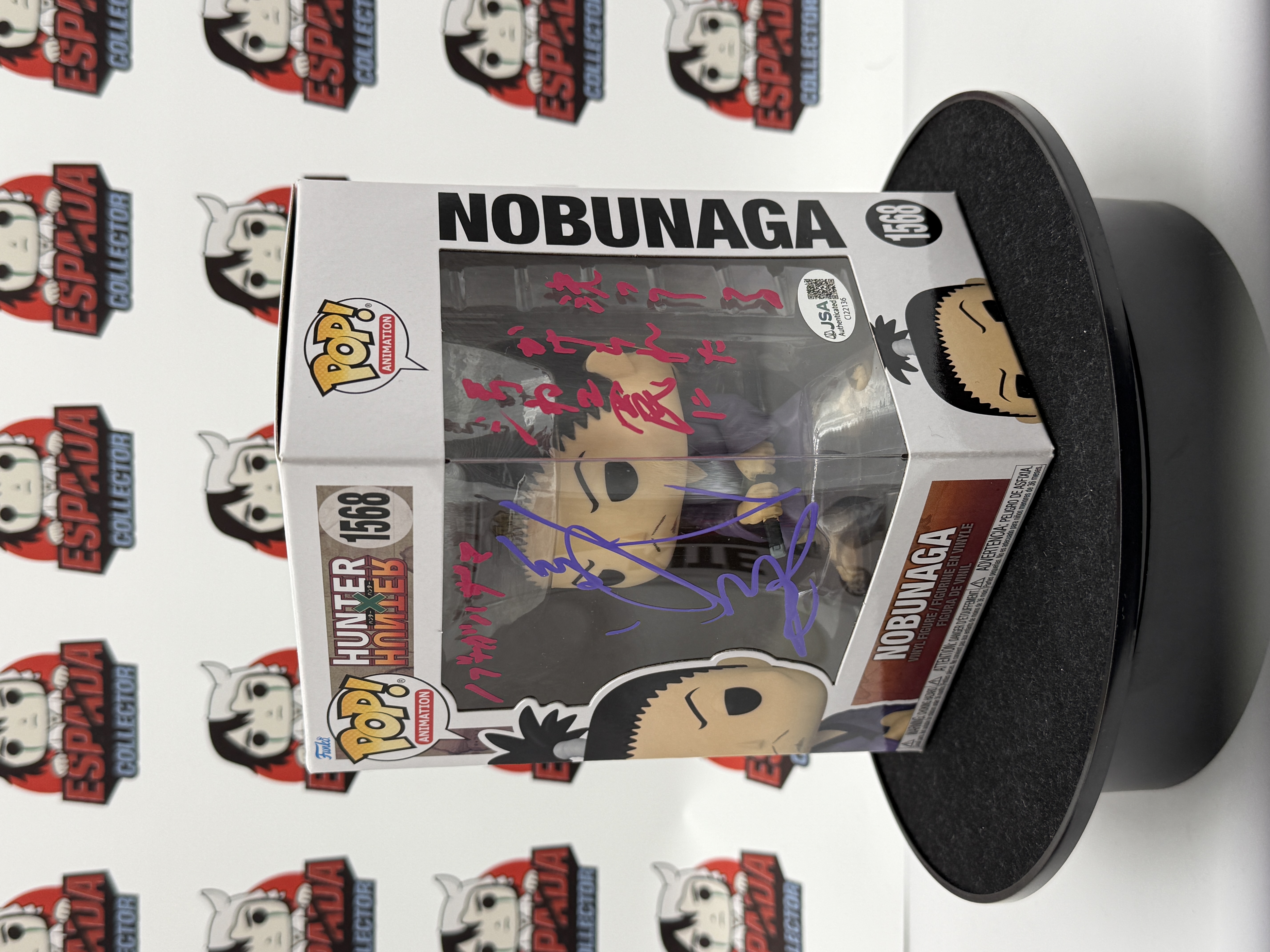 Nobunaga Funko Pop – Hand-Signed by Japanese Voice Actor
